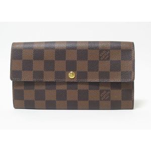 Louis Vuitton Portefeuille Damier Long Wallet Handbag